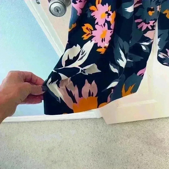 Multicolored ankle length jumpsuit Size 6 - Picture 2 of 4